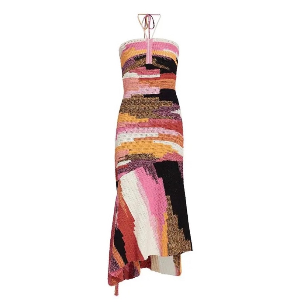 NWT A.L.C. Nova Crochet Midi Dress Sz M
